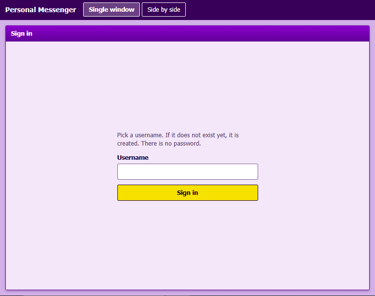 Personal Messenger